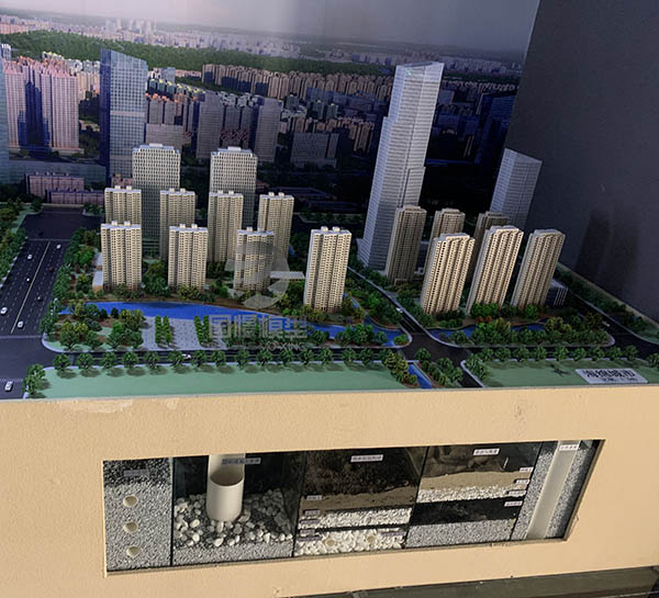 拜城县建筑模型