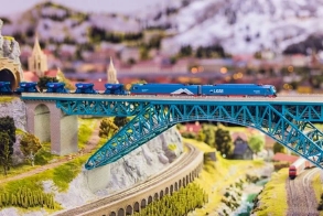 拜城县桥梁模型